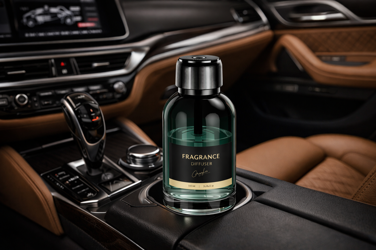 خوشبوکننده هوا گرین لاین Jumbo در کابین خودرو لوکس با متریال چرمی