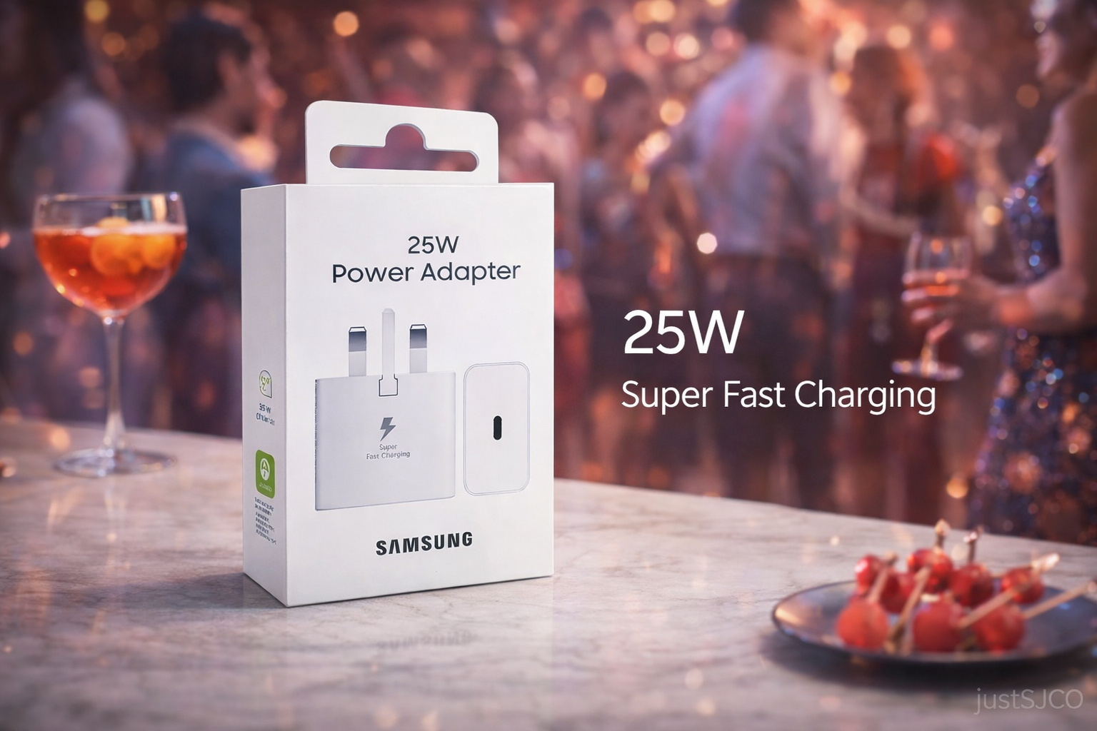 شارژر دیواری 25 وات سامسونگ EP-T2510 سه پین | Super Fast Charge اورجینال پک جدید