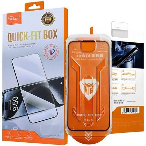 محافظ صفحه نمایش مدل Quick fit Box اپل iphone 15pro