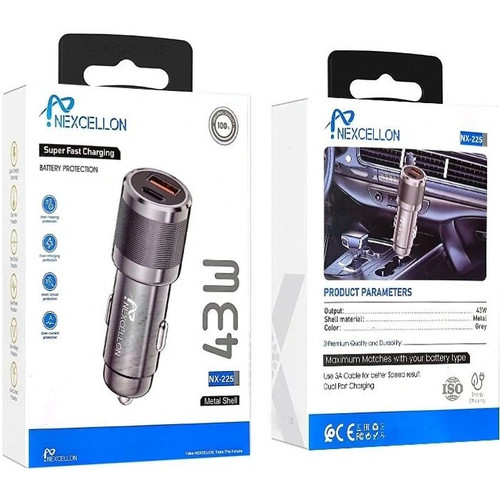 شارژر فندکی NEXCELLON NX-225 43W