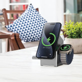 شارژ وایرلس گرین لاین 3 در 1 Power Trio ظرفیت 15 وات