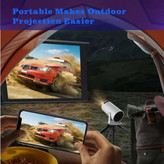 ویدئو پروژکتور پرتابل HY300 کیفیت HD