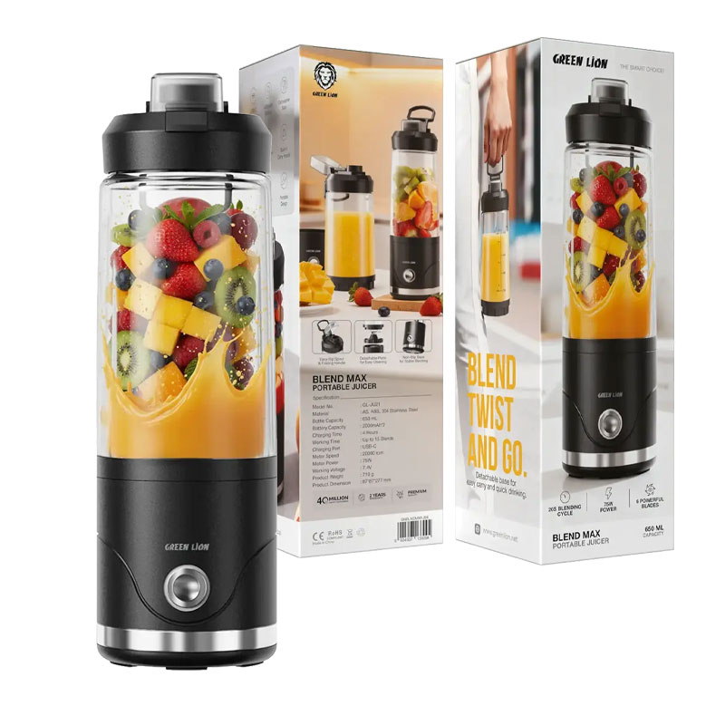 مخلوط کن گرین لاین مدل Blend Max ظرفیت ۶۵۰ میلی‌لیتر