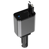 شارژر فندکی خودرو گرین لاین مدل GNRCC50WBK ظرفیت ۵۰ وات