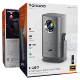 پروژکتور قابل حمل پرودو Gobo مدل PDLFSTH1PGY با اندروید 13 و روشنایی 150ANSI