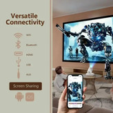 ویدئو پروژکتور هوشمند پرودو Porodo Lumacast Smart Full HD Projector