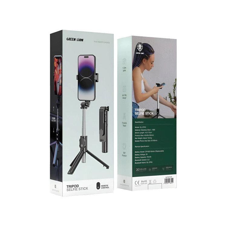 سهپایه و مونوپاد گرین لاین Tripod Selfie Stick