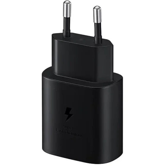 شارژر دیواری سامسونگ 25 وات مدل EP-TA800 (دو پین)