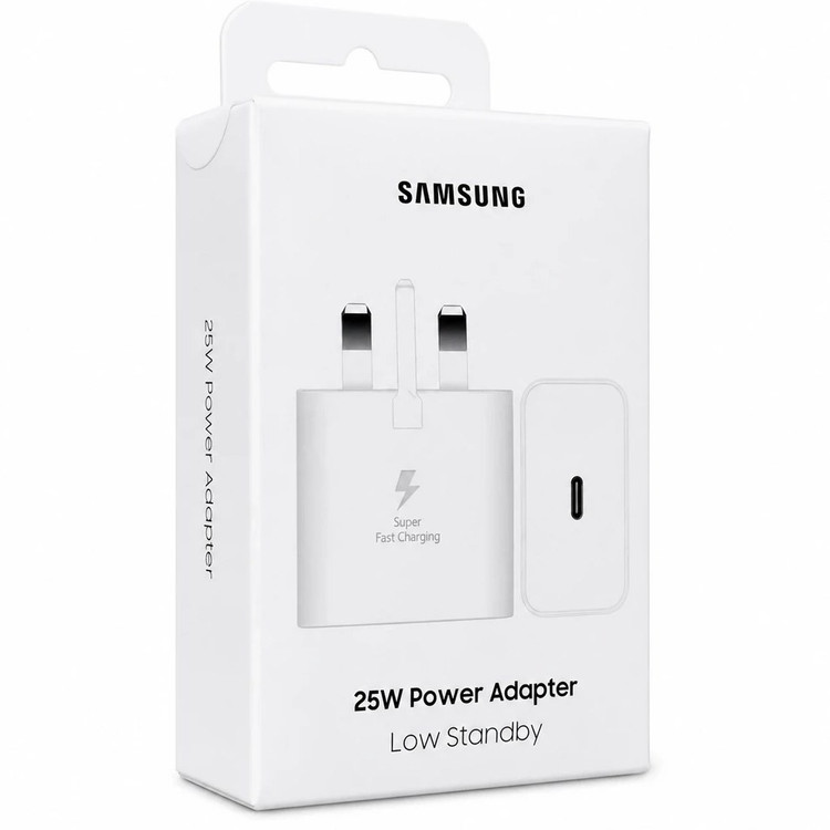 شارژر دیواری سه پین Samsung مدل EP-T2510 25W ( فست و PD) - سفید (گارانتی شش ماهه شرکتی)