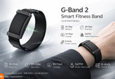 مچ بند هوشمند گرین لاین مدل FIT WEAR G-BAND 2 با بند نایلون و ضد آب ۵ اتم