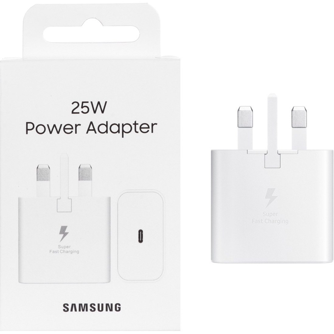 شارژر دیواری سه پین SAMSUNG 25W T2510 ( فست و PD) سفید DST درجه یک