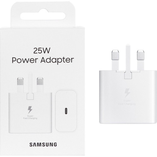 شارژر دیواری سه پین SAMSUNG 25W T2510 ( فست و PD) سفید DST درجه یک