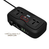 اینورتر فندکی خودرو گرین لاین مدل GC-233 ظرفیت ۲۰۰ وات