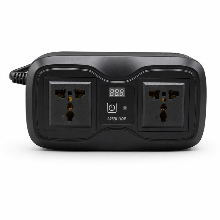 اینورتر فندکی خودرو گرین لاین مدل GC-233 ظرفیت ۲۰۰ وات