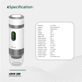 قهوهساز پرتابل گرین لاین Campinas با فشار 20 بار و باتری 7500mAh