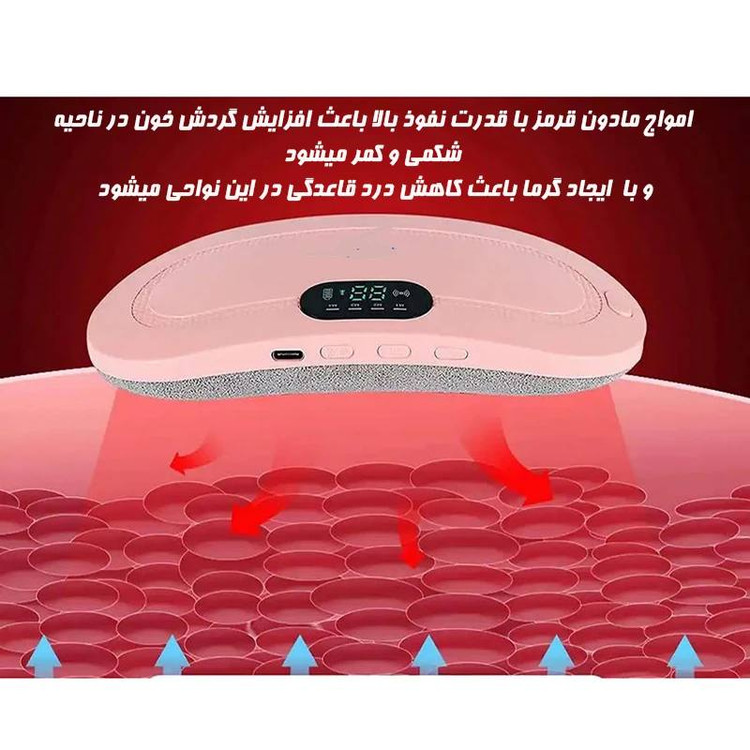 کمربند و ماساژور قاعدگی بانوان اورجینال | کمربند حرارتی و ماساژور تسکین درد پریود و گرفتگی شکم