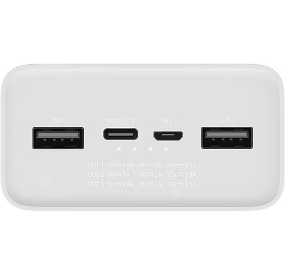 پاوربانک شیائومی مدل PB3018ZM ظرفیت 30000 میلی آمپر ساعت